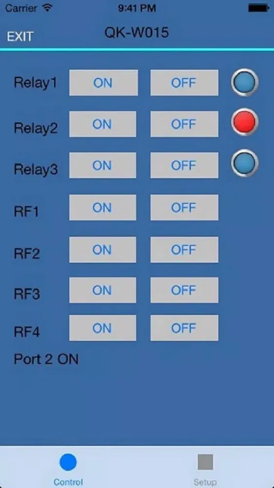 Screenshot di WiFi-Remote-Control